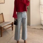 Pullandbear Straight Jeans-soft whashed finish
