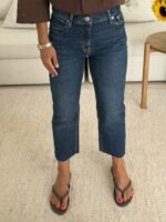 American Eagle Cropped Straight Jeans-Navy - Image 2