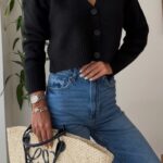 Lumi Knit Cardigan-Jet Black