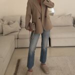 Zara Cropped Flare Jean nordic Blue