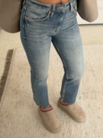 Zara Cropped Flare Jean nordic Blue - Image 3