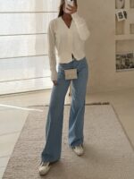 H&M Wide Leg Jean -Soft Light 2