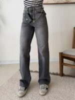 Sela Denim Wide Leg Jeans – Storm - Image 2