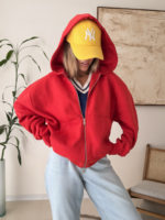 Zip-Up Hoodie with Pockets - Image 3