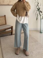 Dexia Cropped Cable-Knit - Image 3