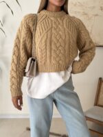 Dexia Cropped Cable-Knit - Image 2