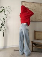 Zip-Up Hoodie with Pockets - تصویر 7