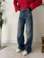 BeFree Relaxed Wide leg jean - Atlantec Blue