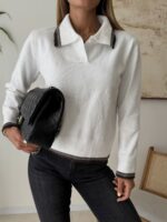 Heritage Polo Knit- Snow Mocha