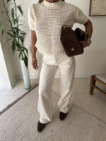 Mango | Wide Leg - Ivory - Image 4