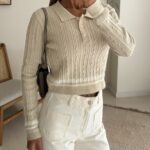 Heritage Cable Polo Knit