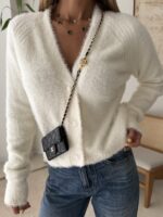 Fuzzy Milky Cloud Cardigan