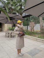 Classic Double-Breasted Trench Coat - تصویر 4