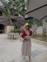 Classic Double-Breasted Trench Coat - تصویر 5