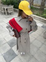 Classic Double-Breasted Trench Coat - تصویر 3