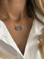Jeweled Knot Necklace - Image 4