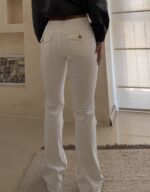 H&M | Low Rise Flared Jean- Lvory - Image 3