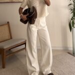 Mango | Wide Leg - Ivory