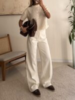 Mango | Wide Leg - Ivory