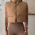 Aspen Puffer Vest-Coco Brown