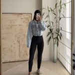 Bershka Cropped Denim Jacket – Blue Mist