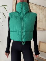 Aspen Puffer Vest-Emerald Green - تصویر 3