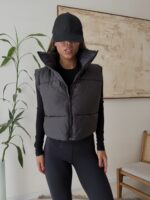 Aspen Puffer Vest-Mocha - تصویر 10