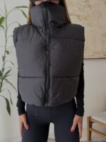Aspen Puffer Vest-Mocha - تصویر 12