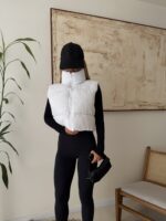 Aspen Puffer Vest-White - تصویر 2