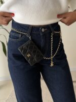 Denim.co Relaxed Wide leg Jean -Navy Blue - تصویر 2