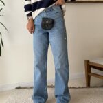 Denim.co Relaxed Wide leg Jean -Ocean Fade