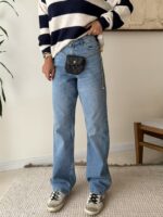 Denim.co Relaxed Wide leg Jean -Ocean Fade