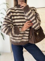 Café Stripe Knit - تصویر 2