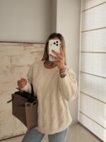 پلیور بافت گره ای